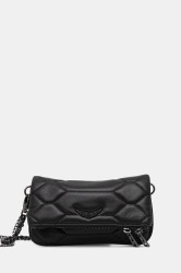 Kožená kabelka ZADIG&VOLTAIRE černá barva, LWBA03974