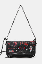 Kožená kabelka ZADIG&VOLTAIRE černá barva, LWBA04040