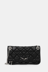 Kožená kabelka ZADIG&VOLTAIRE černá barva, LWBA04053