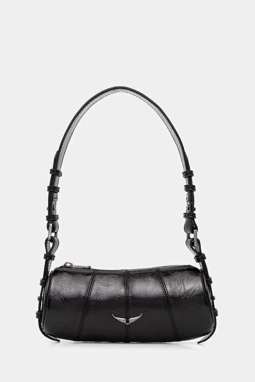 Kožená kabelka ZADIG&VOLTAIRE černá barva, LWBA04133