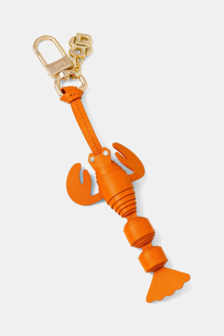 Kožená klíčenka BOSS BOSS BEYOND CHARM_LO