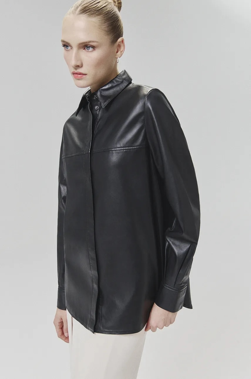 Kožená košile Answear.LAB