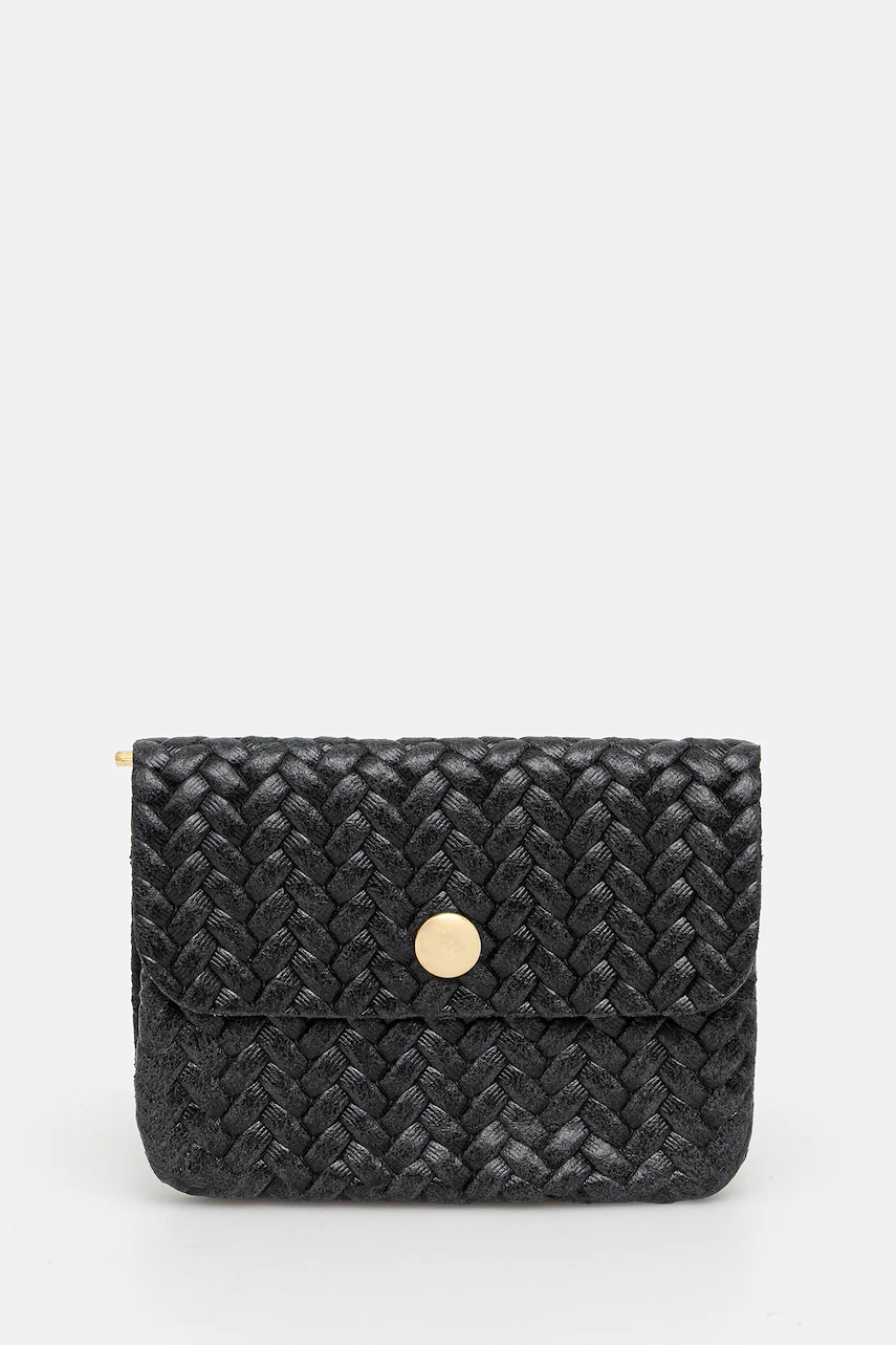 Kožená peněženka Answear.LAB dámská, černá barva