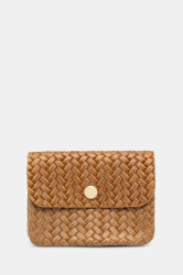 Kožená peněženka Answear.LAB dámská, hnědá barva