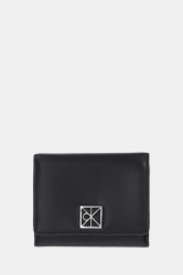 Kožená peněženka Calvin Klein dámská, černá barva, LV04F1082G