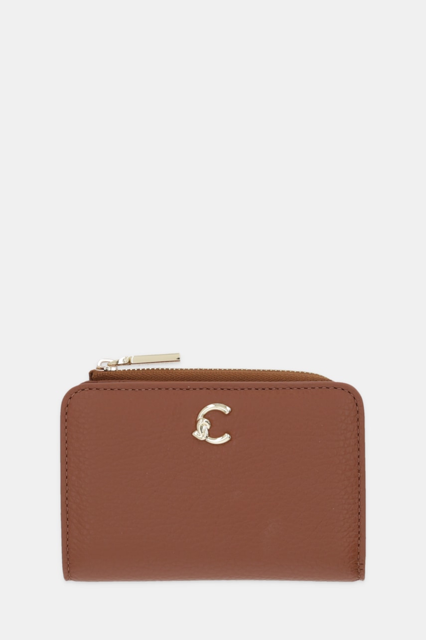 Kožená peněženka Coccinelle COCCINELLE C-ME dámská, modrá barva, E2.SSL.11.D1.21