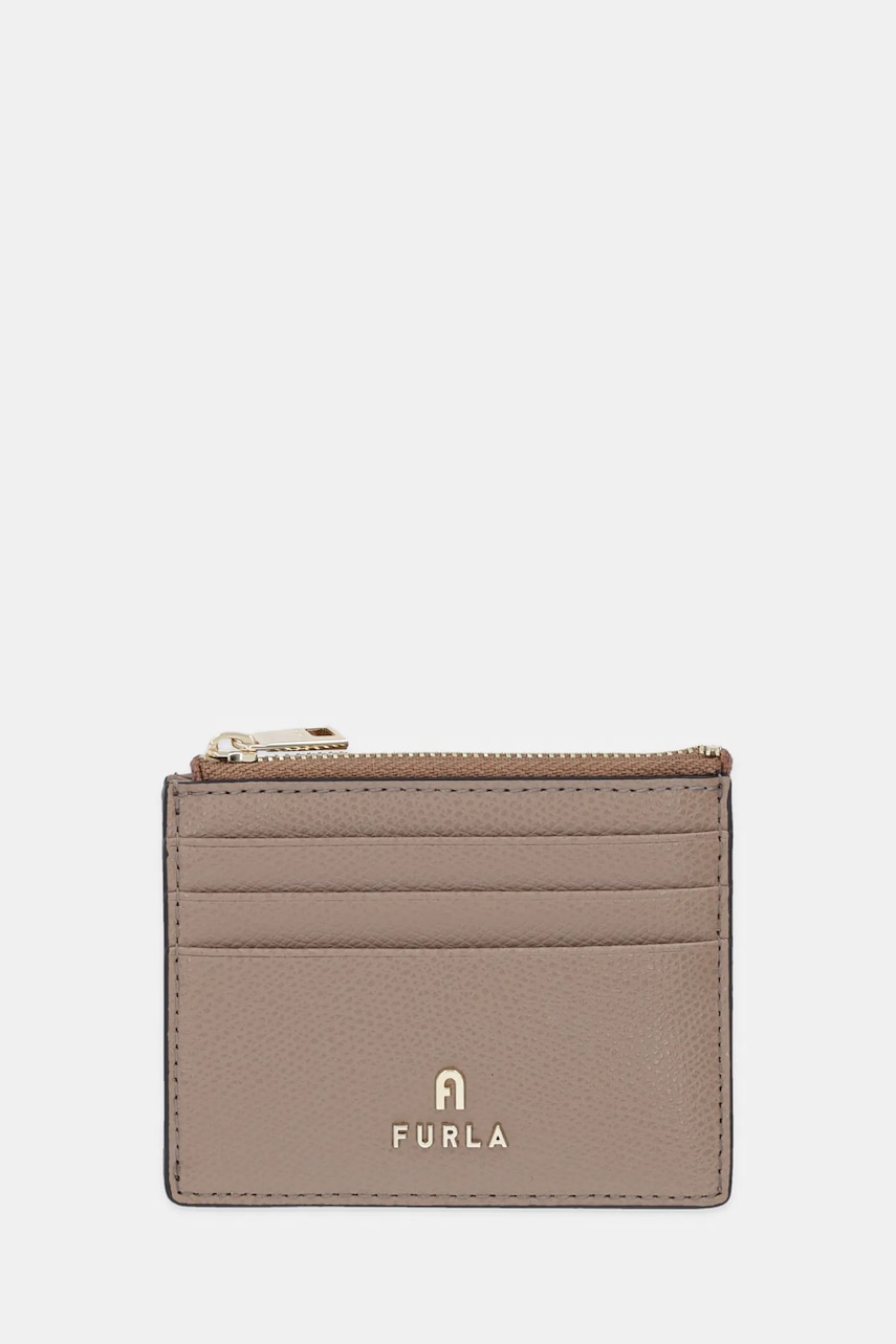 Kožená peněženka Furla dámská, béžová barva, WP00388.ARE000.1257S