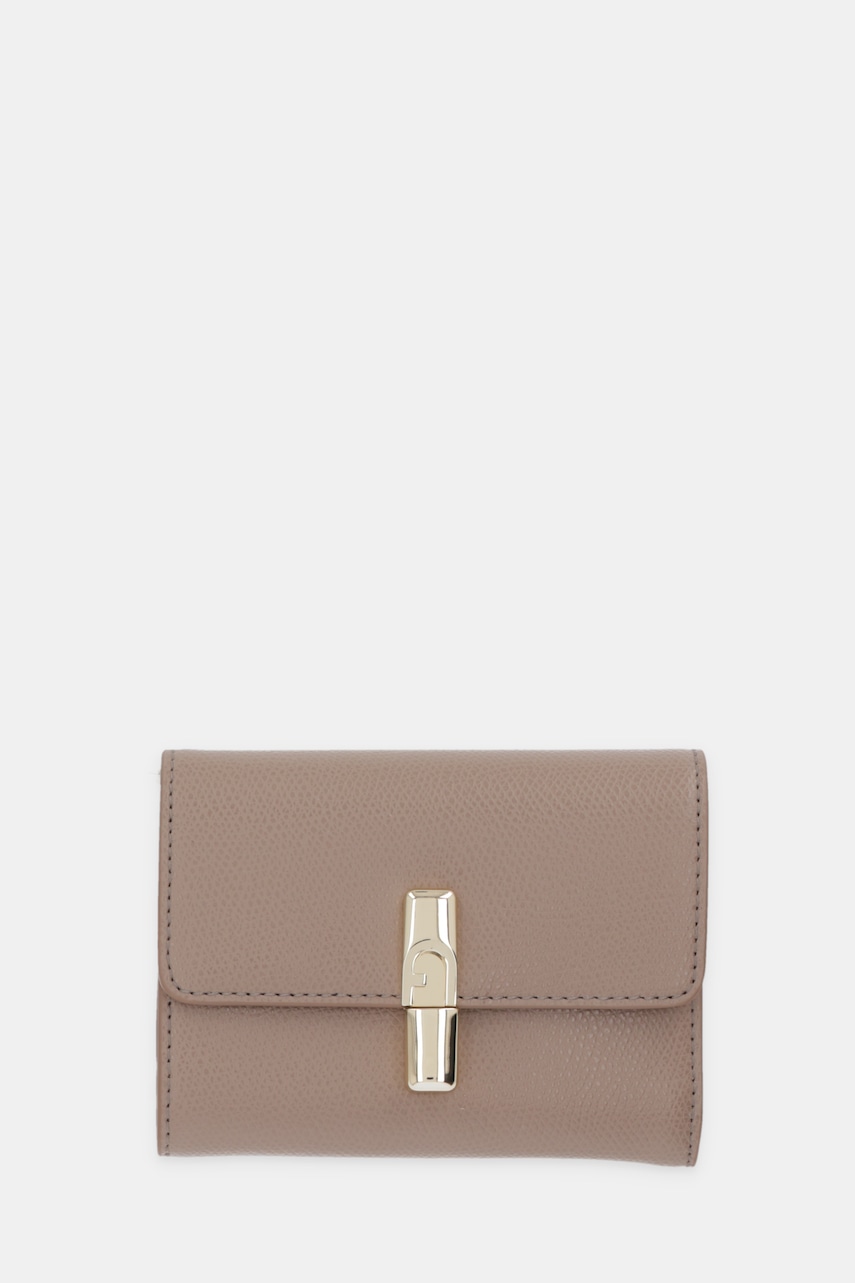 Kožená peněženka Furla dámská, béžová barva, WP00564 ARE000 4563S