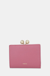 Kožená peněženka Furla dámská, růžová barva, WP00541.BX3104.4147S