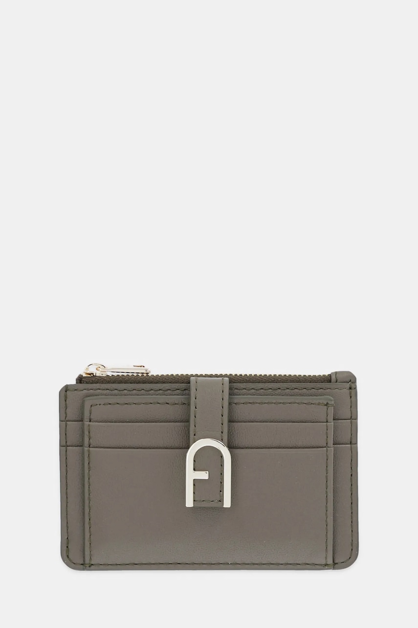 Kožená peněženka Furla dámská, zelená barva, WP00403.BX2045.2810S