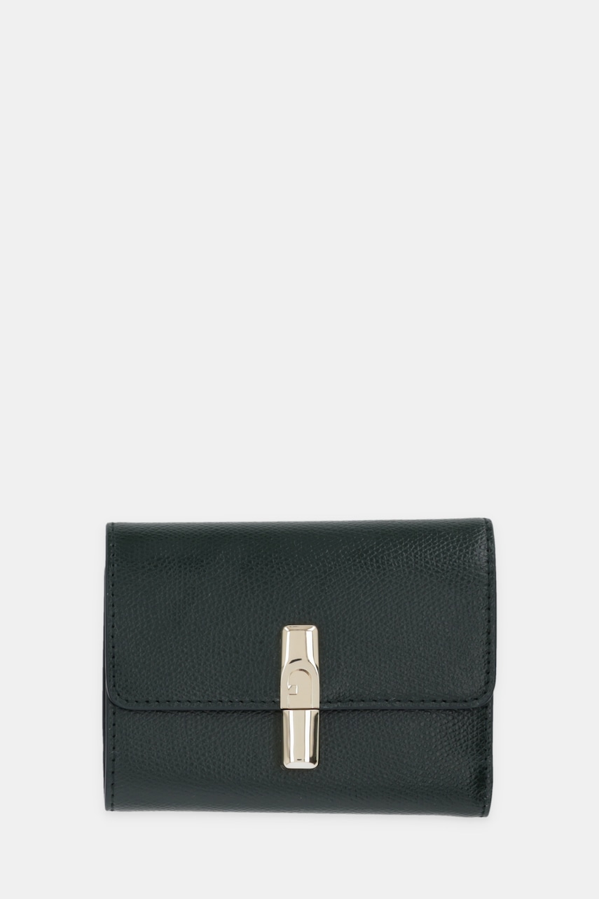 Kožená peněženka Furla dámská, zelená barva, WP00564 ARE000 4513S