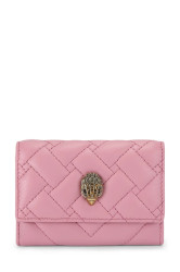 Kožená peněženka Kurt Geiger London dámská, růžová barva, 5375798109