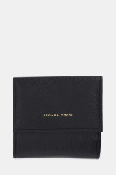 Kožená peněženka Liviana Conti dámská, černá barva, A5WB53