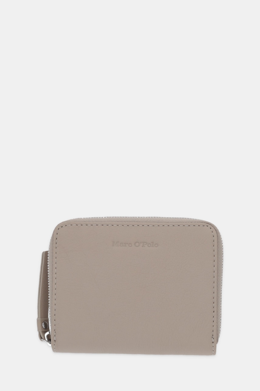 Kožená peněženka Marc O'Polo dámská, béžová barva, 5000009091