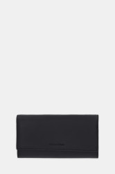 Kožená peněženka Marc O'Polo dámská, černá barva, 5000009102