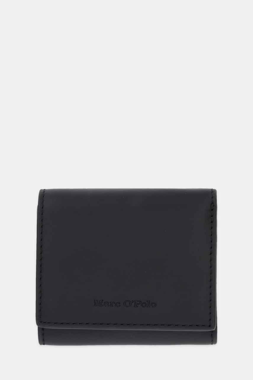 Kožená peněženka Marc O'Polo dámská, černá barva, 5000009103
