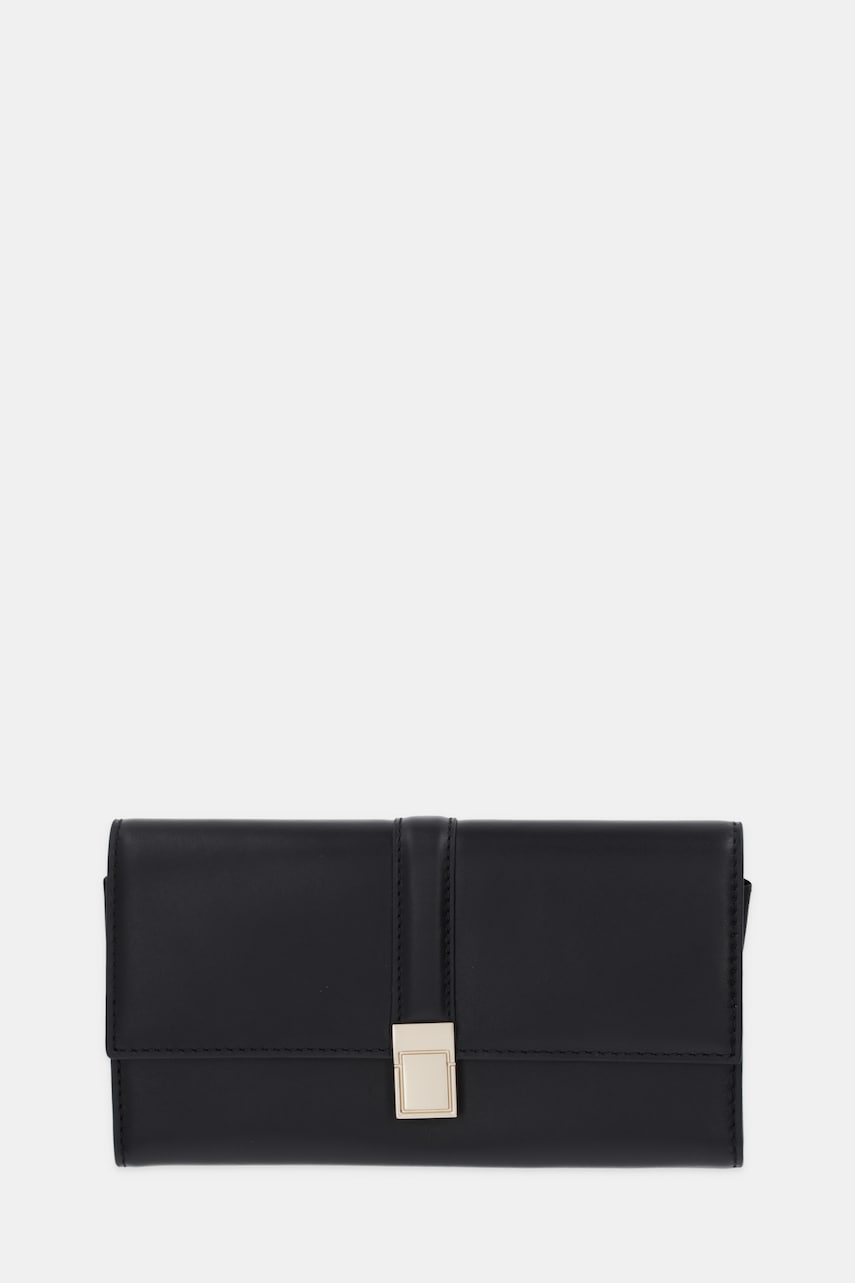 Kožená peněženka Marc O'Polo dámská, černá barva, 50919905804204