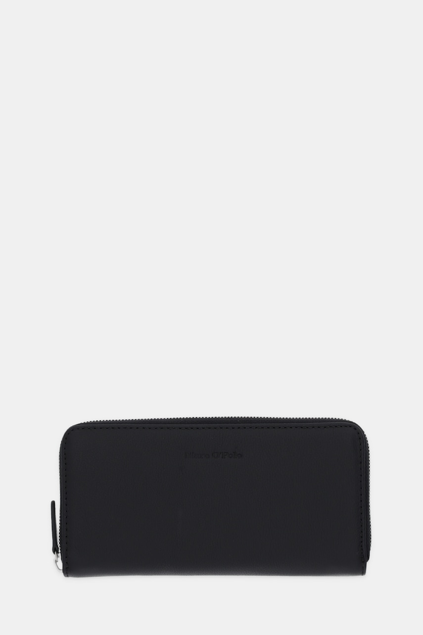 Kožená peněženka Marc O'Polo dámská, černá barva, B0119545203112