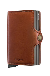 Kožená peněženka Secrid TEXANO hnědá barva