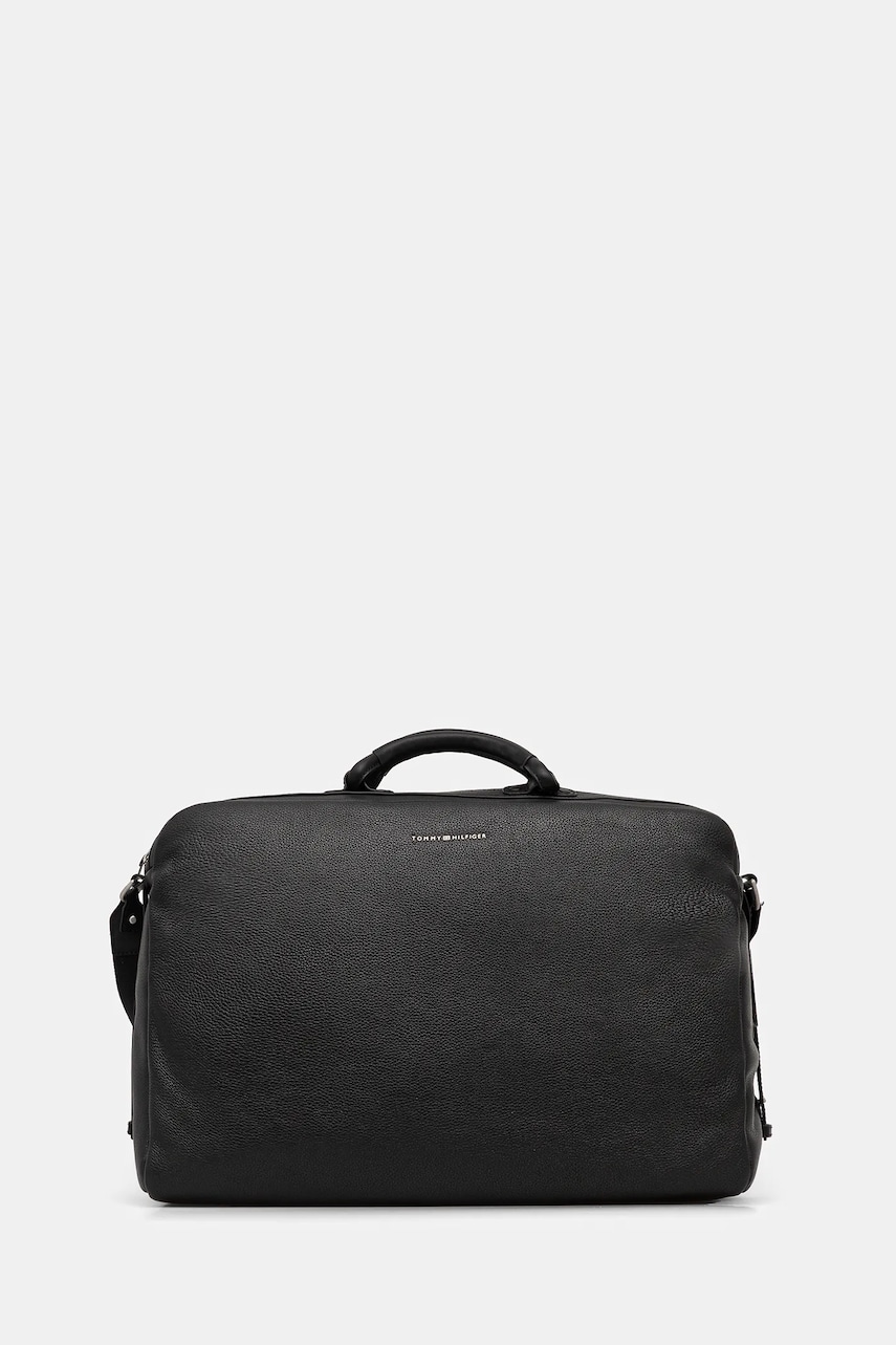 Kožená taška Tommy Hilfiger