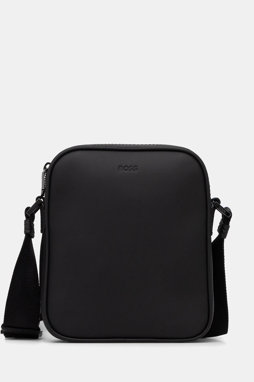 Kožená taštička BOSS New Crosstown_M_NS