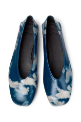 Kožené baleríny Camper Casi Myra modrá barva, K201842-002