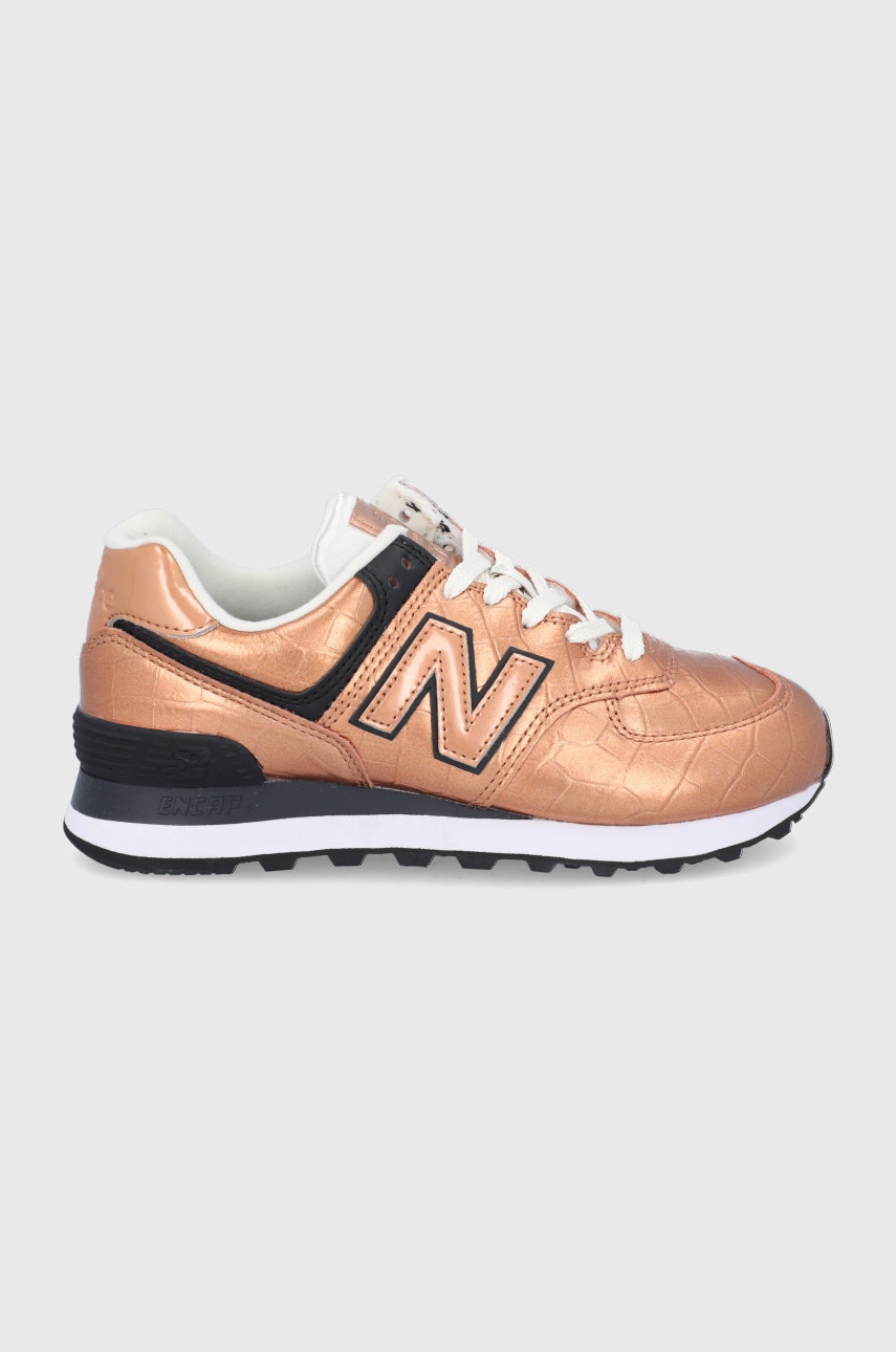 Kožené boty New Balance WL574PX2