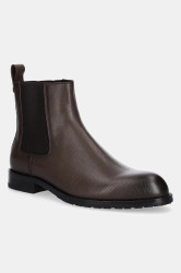 Kožené kotníkové boty BOSS Tayil-L