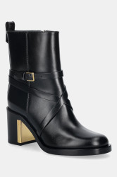 Kožené kotníkové boty Elisabetta Franchi