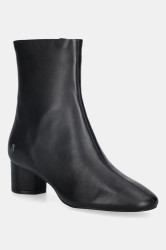 Kožené kotníkové boty Nokwol Alyssa Black Leather