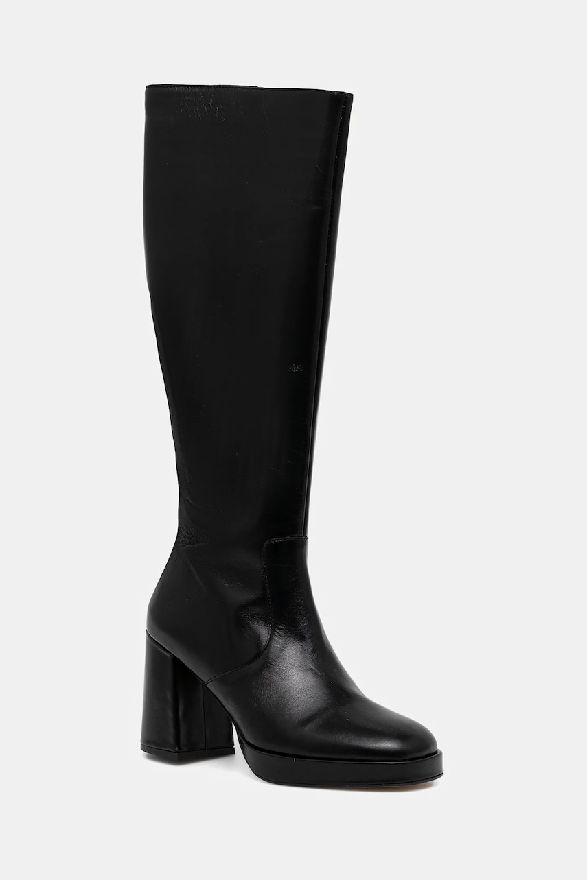 Kožené kozačky Jonak VENDOME CUIR