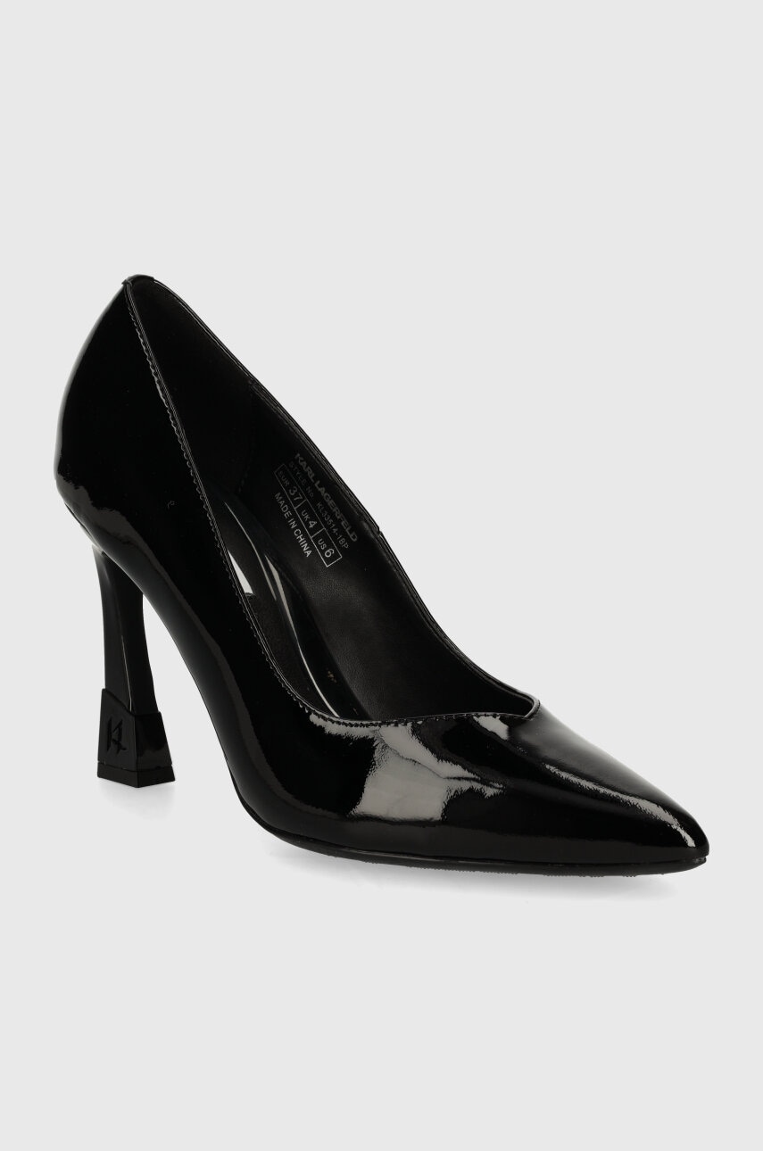 Kožené lodičky Karl Lagerfeld PREMIERE 90