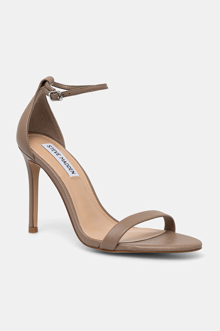 Kožené lodičky Steve Madden Tecy hnědá barva, 11002956