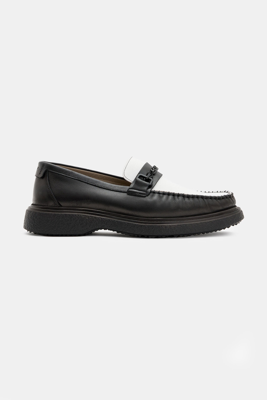 Kožené mokasíny AllSaints Gibbs Chain Loafer