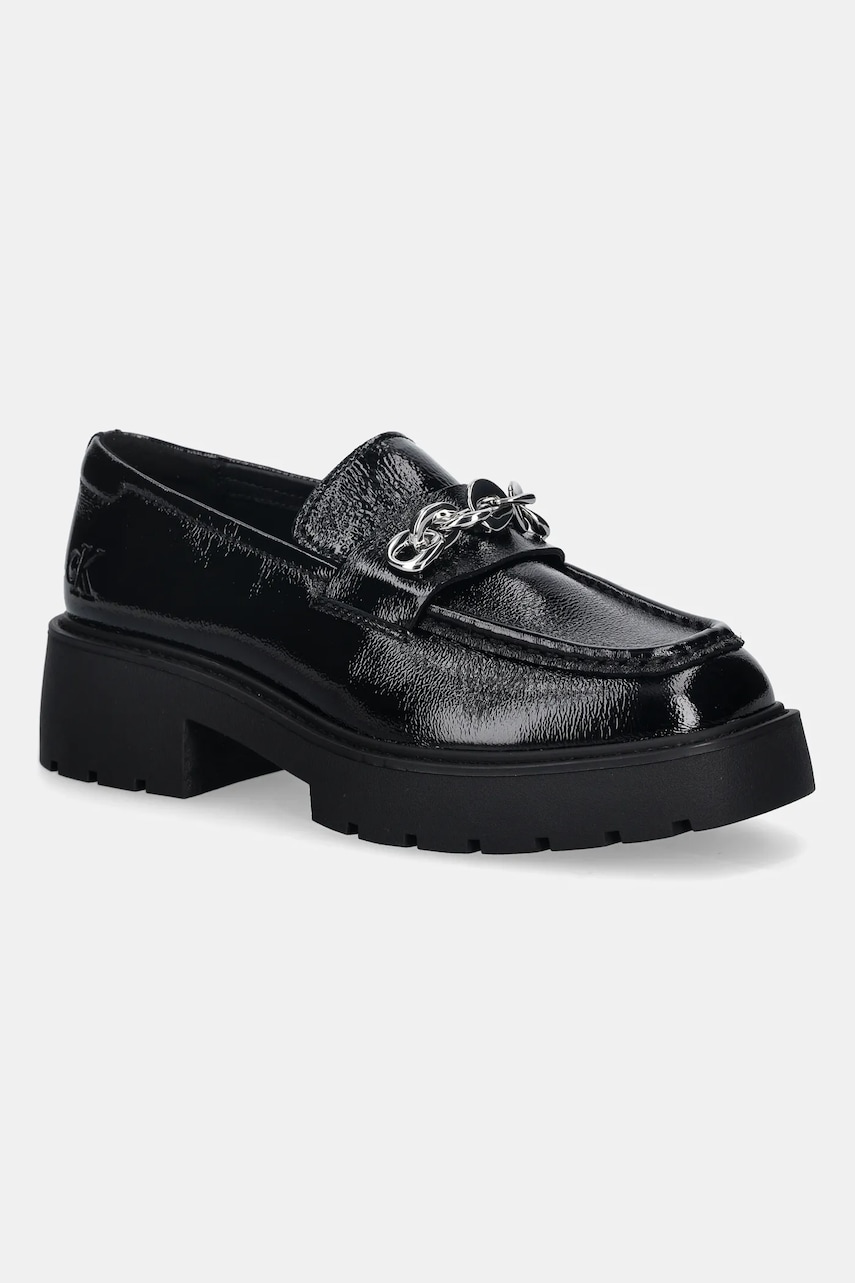Kožené mokasíny Calvin Klein CHUNKY LOAFER HDW LTH