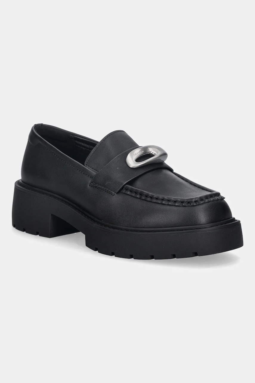 Kožené mokasíny Calvin Klein CHUNKY LOAFER LTH HW