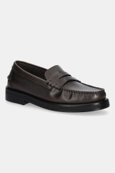 Kožené mokasíny Tommy Hilfiger CLASSIC HIGH HILFIGER LTH LOAFER