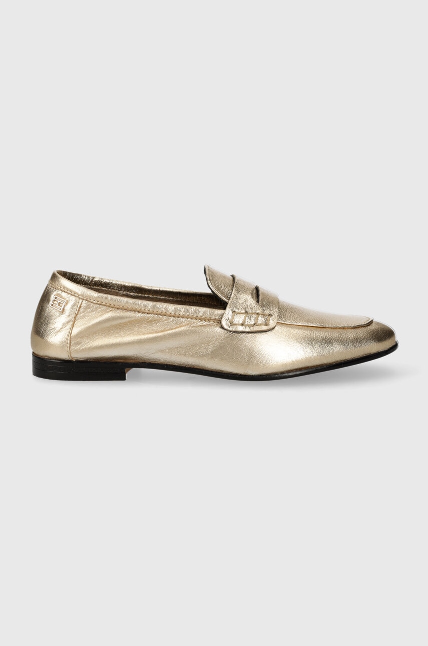 Kožené mokasíny Tommy Hilfiger ESSENTIAL GOLDEN LOAFER