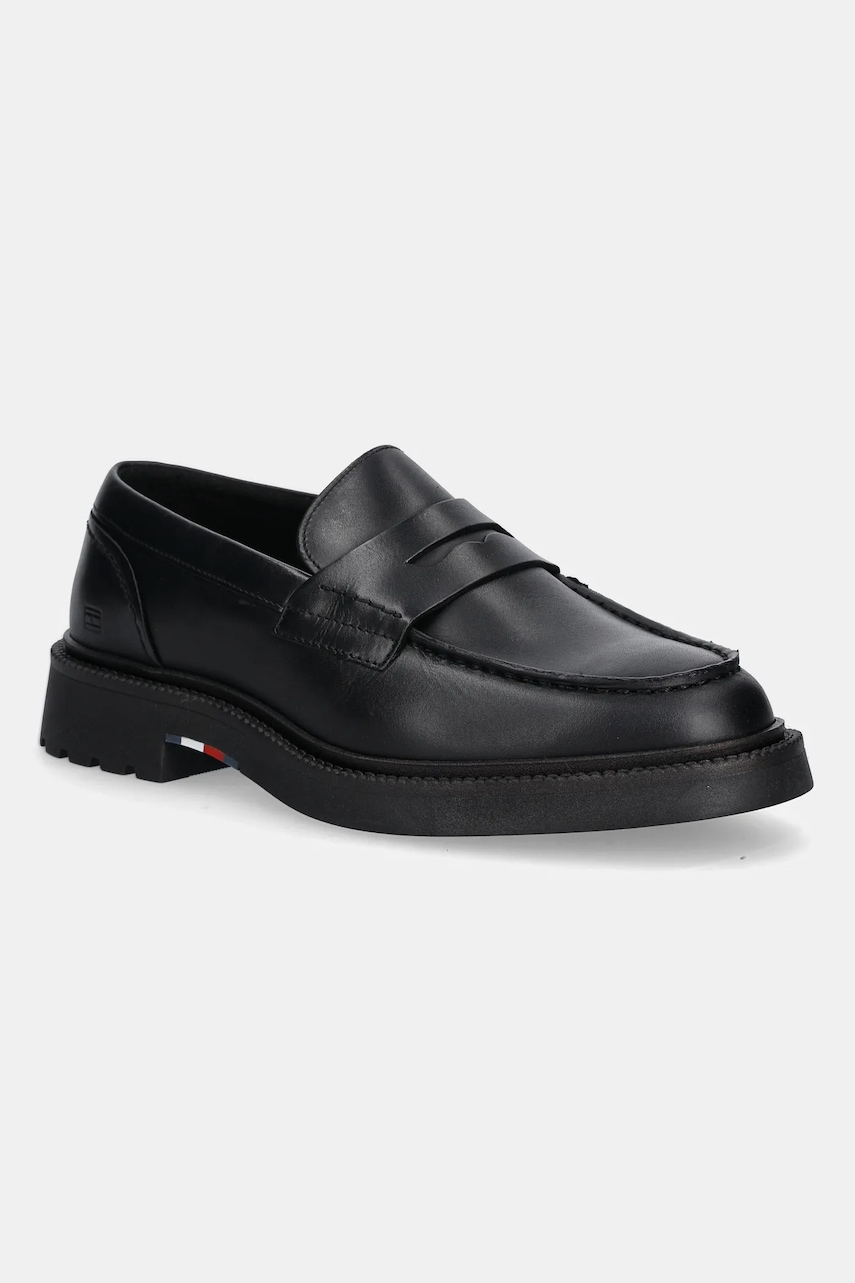 Kožené mokasíny Tommy Hilfiger HILFIGER COMFORT LWT LTH LOAFER