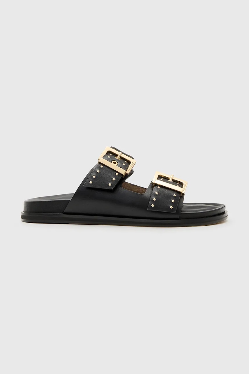Kožené pantofle AllSaints Magda Stud Sandal