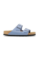 Kožené pantofle Birkenstock Arizona dámské, modrá barva, 1030864
