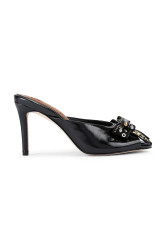 Kožené pantofle Kurt Geiger London Belgravia Stud Bow Mule