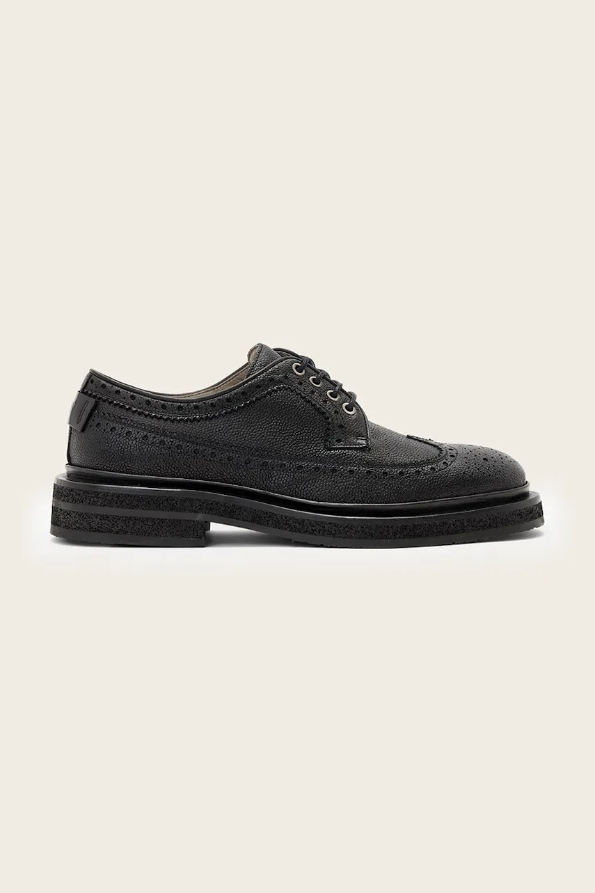 Kožené polobotky AllSaints Escher Brogue