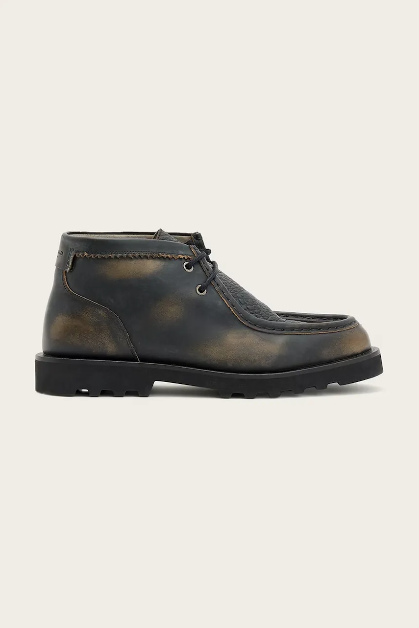 Kožené polobotky AllSaints Skiff Boot