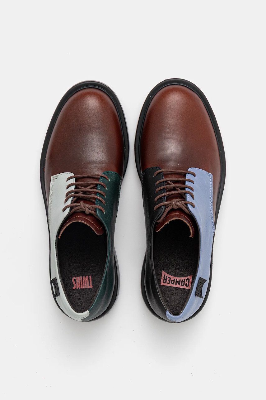 Kožené polobotky Camper Twins