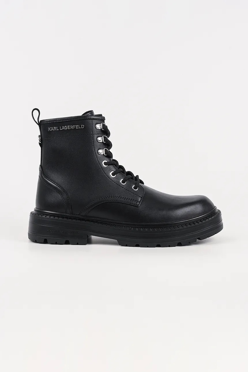 Kožené polobotky Karl Lagerfeld MILES