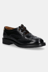Kožené polobotky Tommy Hilfiger BROGUE LEATHER CUT-OUT SHOE