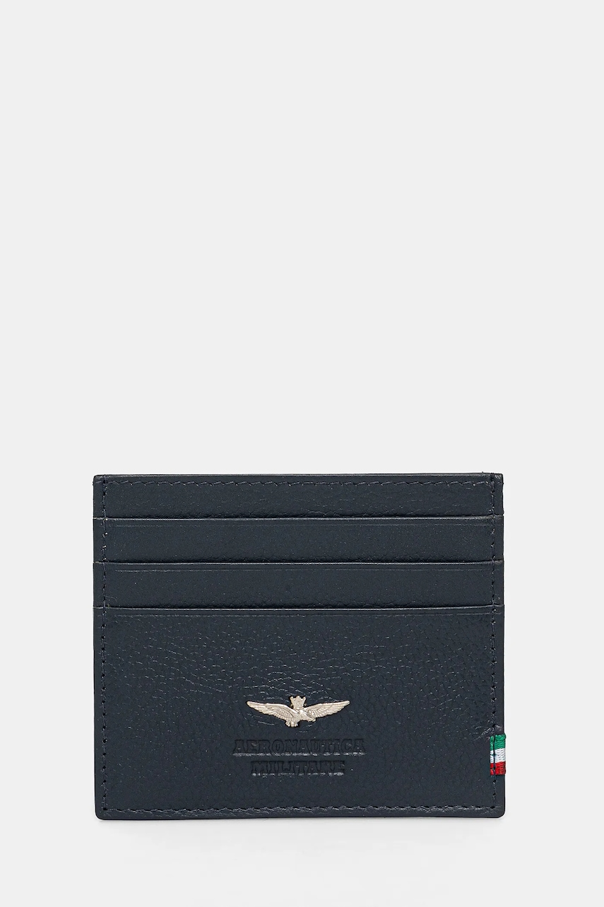 Kožené pouzdro na karty Aeronautica Militare