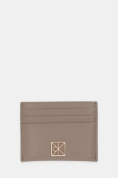 Kožené pouzdro na karty Calvin Klein béžová barva, LV04F3317G