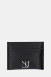 Kožené pouzdro na karty Calvin Klein černá barva, LV04F3317G